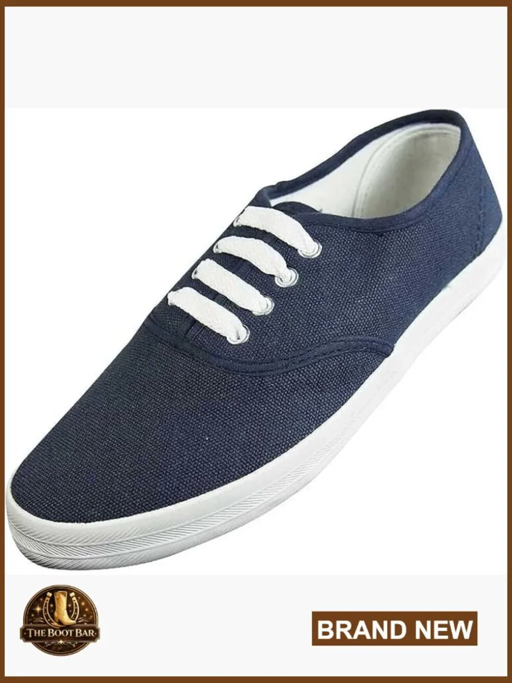 Women's Canvas Lace Up Sneakers with Padded Insole for Casual Wear